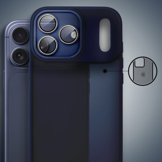 Etui do iPhone 17 Pro Max Color Flush, z osłoną aparatu, granatowe (6)