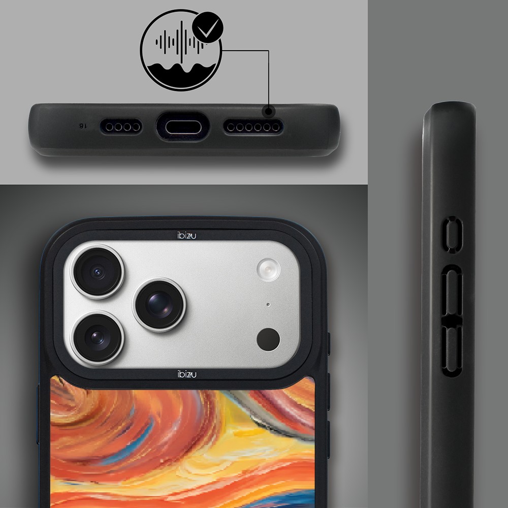 Etui do iPhone 17 Pro Max IBIZU DropGuard Matt z MagSafe, Edvard Munch, krzyk kota ip 17 pro-1