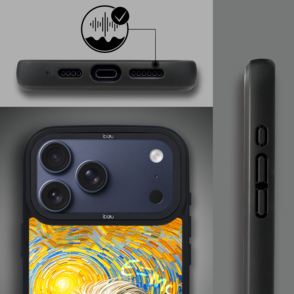 Etui do iPhone 17 Pro Max IBIZU DropGuard Matt z MagSafe, Einstein ip 17 pro-1