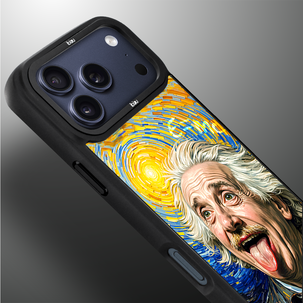 Etui do iPhone 17 Pro Max IBIZU DropGuard Matt z MagSafe, Einstein ip 17 pro-3