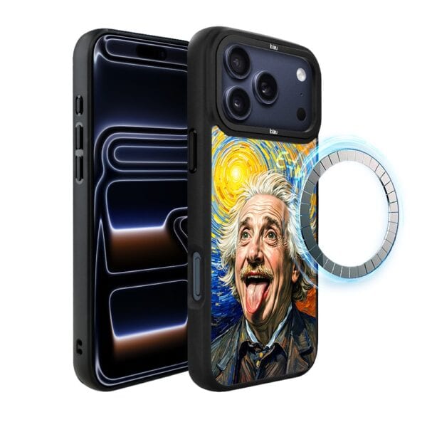 Etui do iPhone 17 Pro IBIZU DropGuard Matt z MagSafe, Einstein