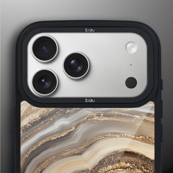 Etui do iPhone 17 Pro Max IBIZU DropGuard Matt z MagSafe, Ethereal Essence, Miodowy Agat 17pro_DM