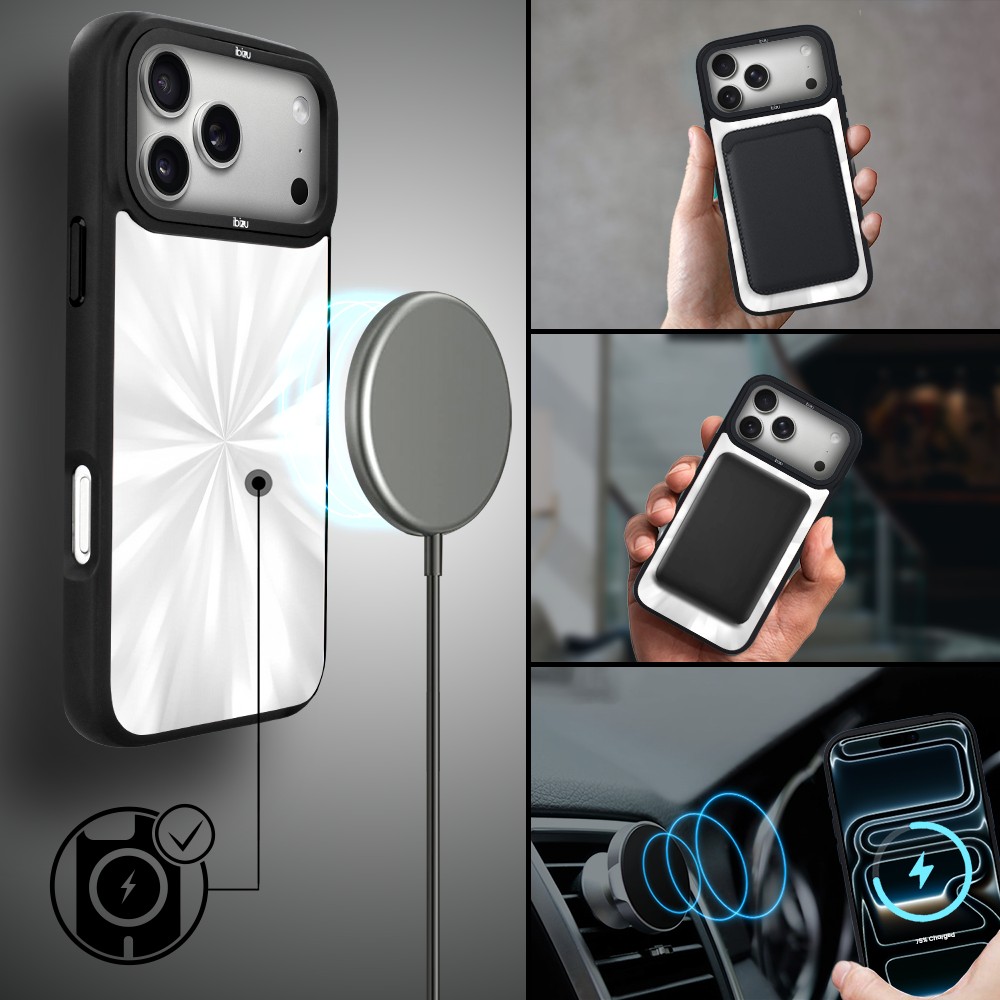 Etui do iPhone 17 Pro Max IBIZU DropGuard Matt z MagSafe, Ethereal Essence, Perłowy Blask 17pro_DM-4