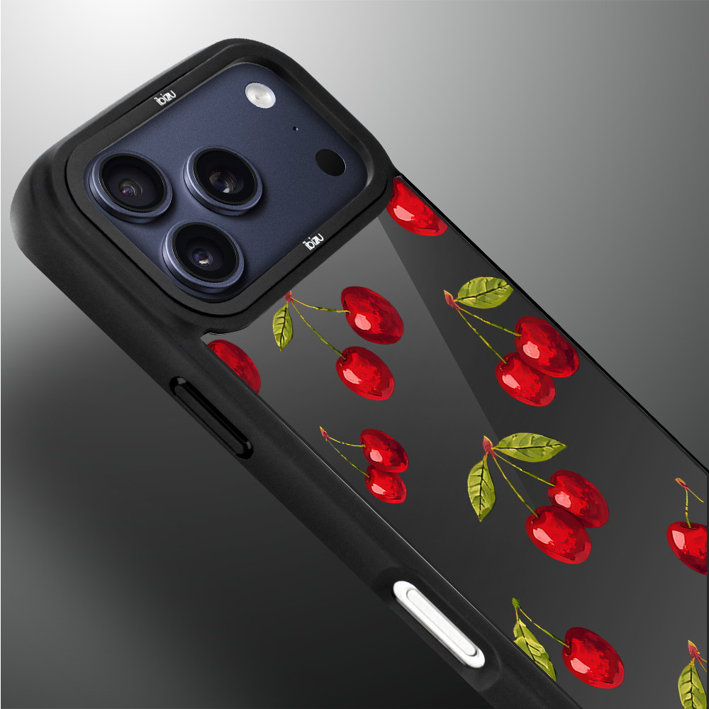 Etui do iPhone 17 Pro Max IBIZU DropGuard Matt z MagSafe, Midnight, Wiśniowa noc ip 17 pro-3