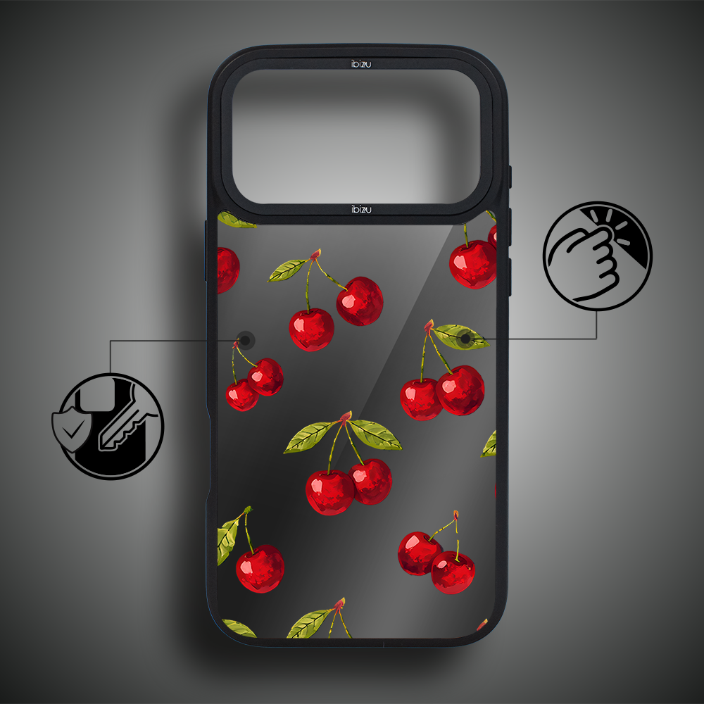 Etui do iPhone 17 Pro Max IBIZU DropGuard Matt z MagSafe, Midnight, Wiśniowa noc ip 17 pro-5