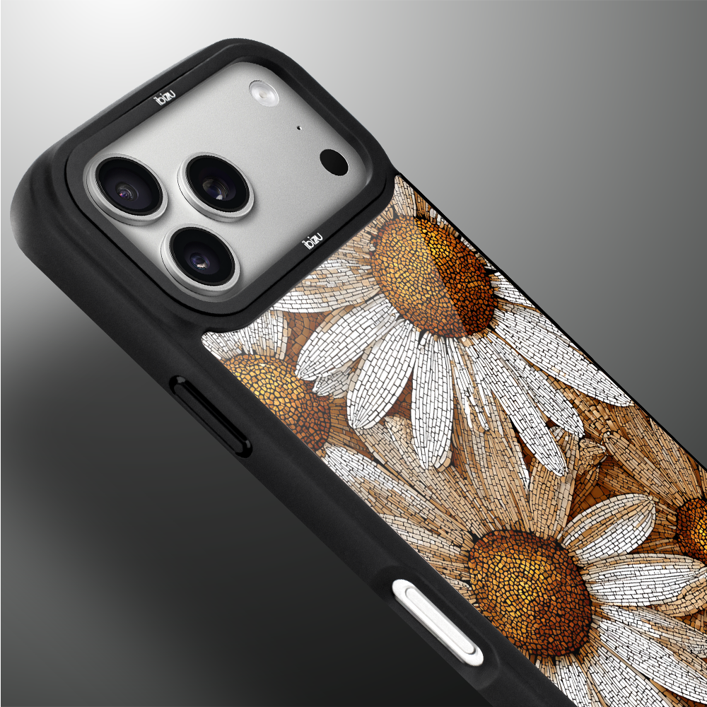 Etui do iPhone 17 Pro Max IBIZU DropGuard Matt z MagSafe, Modern Classics, Mozaika Rumianków 17pro_DM-3