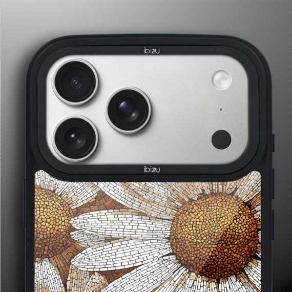Etui do iPhone 17 Pro Max IBIZU DropGuard Matt z MagSafe, Modern Classics, Mozaika Rumianków 17pro_DM
