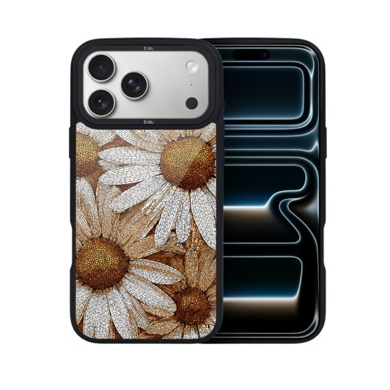 Etui do iPhone 17 Pro Max IBIZU DropGuard Matt z MagSafe, Modern Classics, Mozaika Rumianków 17pro_DM-7