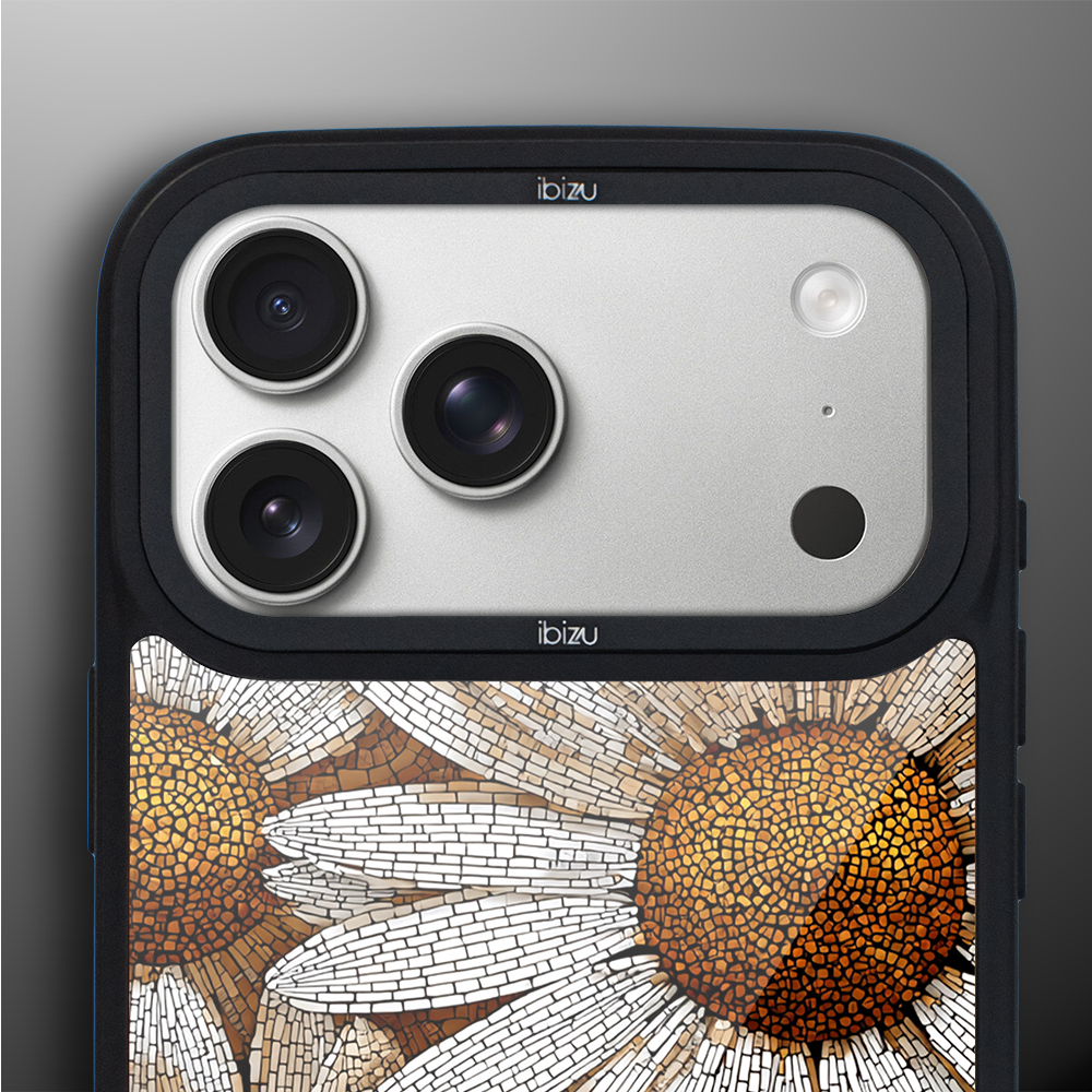 Etui do iPhone 17 Pro Max IBIZU DropGuard Matt z MagSafe, Modern Classics, Mozaika Rumianków 17pro_DM