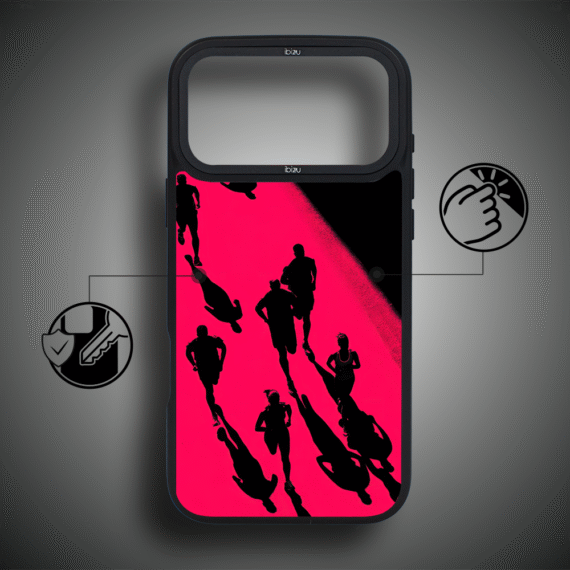 Etui do iPhone 17 Pro Max IBIZU DropGuard Matt z MagSafe, #Move, Nocny maraton ip 17 pro-5