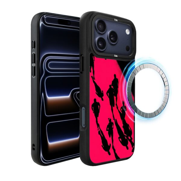 Etui do iPhone 17 Pro Max IBIZU DropGuard Matt z MagSafe, #Move, Nocny maraton