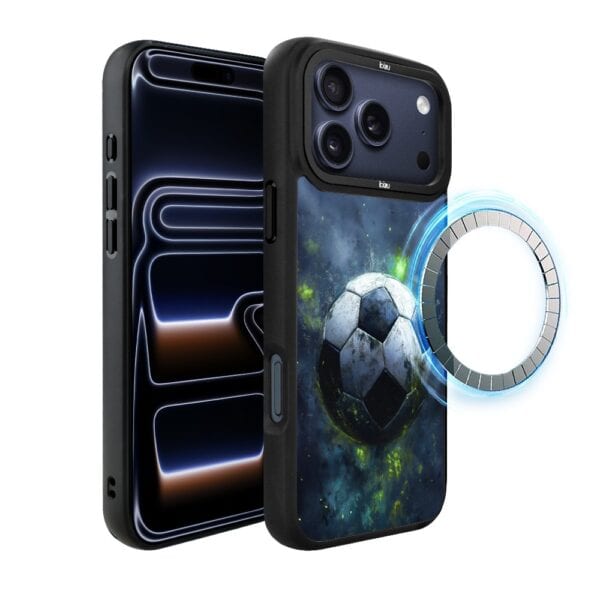 Etui do iPhone 17 Pro Max IBIZU DropGuard Matt z MagSafe, #Move, Piłka nożna
