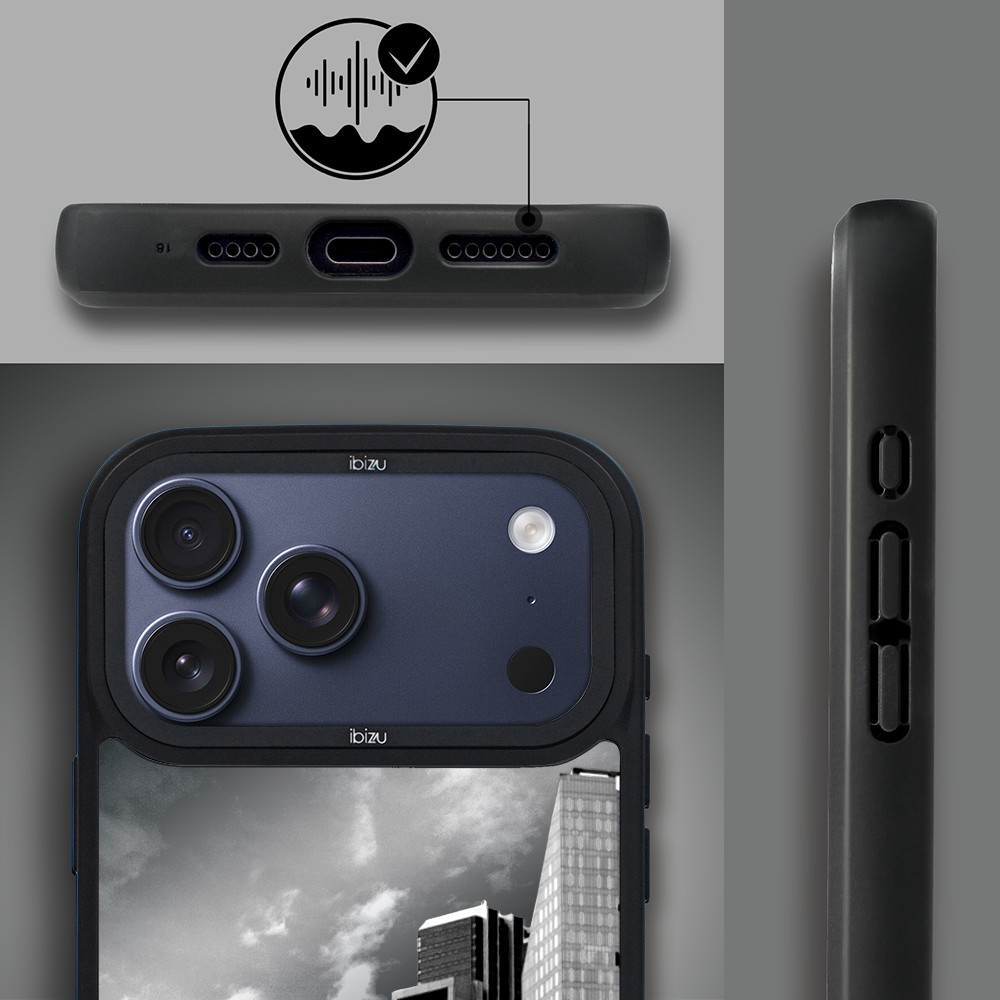 Etui do iPhone 17 Pro Max IBIZU DropGuard Matt z MagSafe, Noir City, Manhattan1