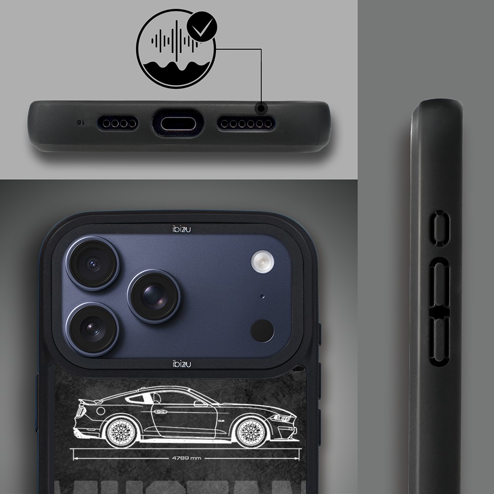 Etui do iPhone 17 Pro Max IBIZU DropGuard Matt z MagSafe, TechDrive, GT V8 “Coyote” ip 17 pro-1