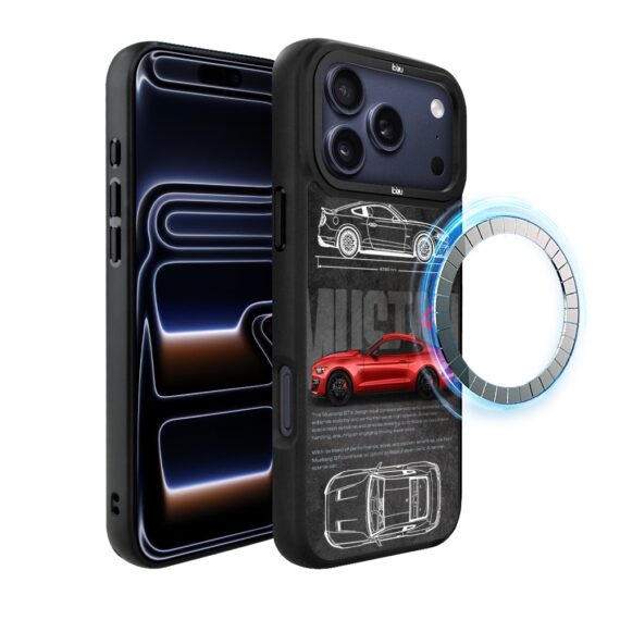 Etui do iPhone 17 Pro Max IBIZU DropGuard Matt z MagSafe, TechDrive, GT V8 “Coyote” ip 17 pro-6