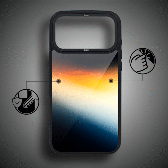 Etui do iPhone 17 Pro Max IBIZU DropGuard Matt z MagSafe, Twilight Dreams, Aurora5