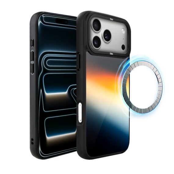 Etui do iPhone 17 Pro Max IBIZU DropGuard Matt z MagSafe, Twilight Dreams, Aurora6