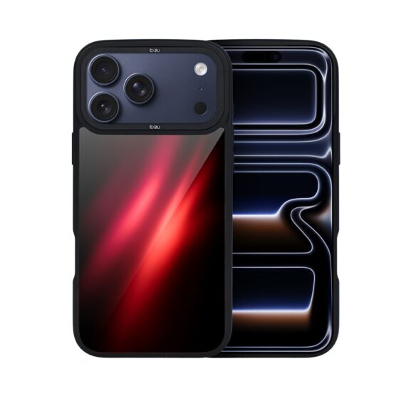 Etui do iPhone 17 Pro Max IBIZU DropGuard Matt z MagSafe, Twilight Dreams, Czerwona Nebula 17pro_DM-7