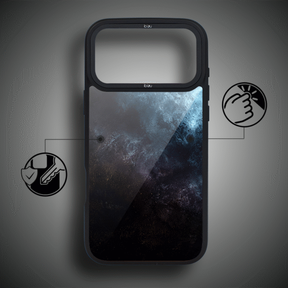 Etui do iPhone 17 Pro Max IBIZU DropGuard Matt z MagSafe, Twilight Dreams, Deep Ocean 17pro_DM-5