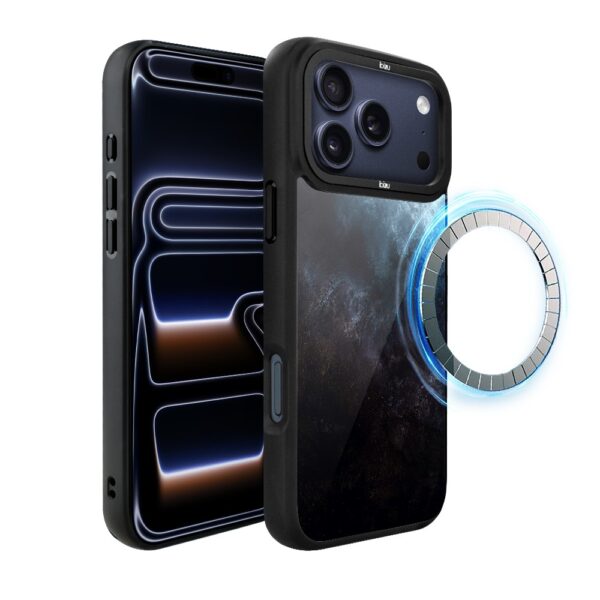 Etui do iPhone 17 Pro Max IBIZU DropGuard Matt z MagSafe, Twilight Dreams, Deep Ocean