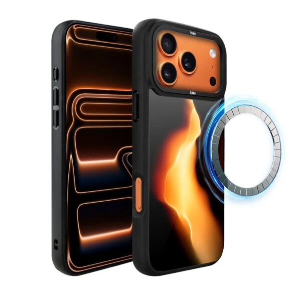 Etui do iPhone 17 Pro Max IBIZU DropGuard Matt z MagSafe, Twilight Dreams, Eclipse