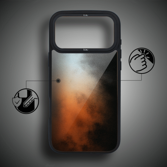 Etui do iPhone 17 Pro Max IBIZU DropGuard Matt z MagSafe, Twilight Dreams, Ember 17pro_DM-5