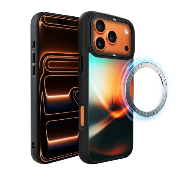 Etui do iPhone 17 Pro IBIZU DropGuard Matt z MagSafe, Twilight Dreams, Golden Hour