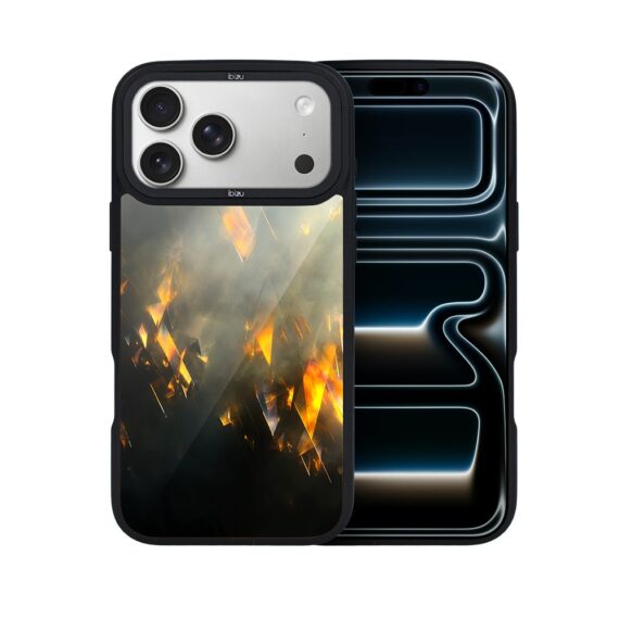 Etui do iPhone 17 Pro Max IBIZU DropGuard Matt z MagSafe, Twilight Dreams, Golden Sparks 17pro_DM-7