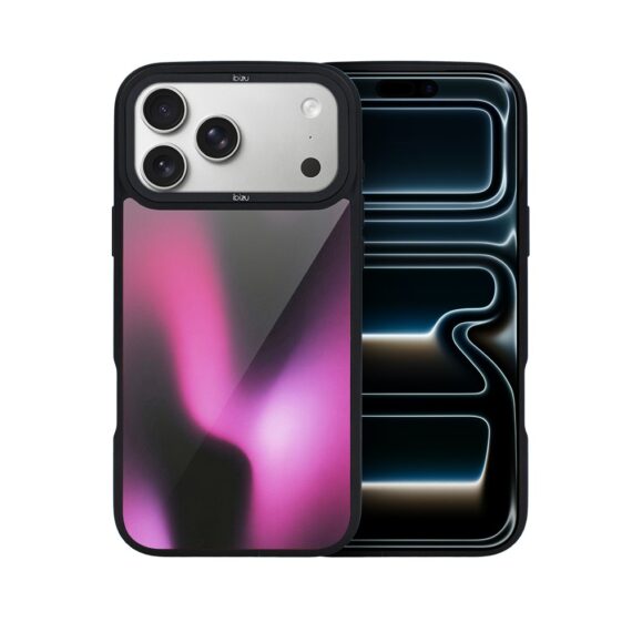 Etui do iPhone 17 Pro Max IBIZU DropGuard Matt z MagSafe, Twilight Dreams, Magenta Flow 17pro_DM-7