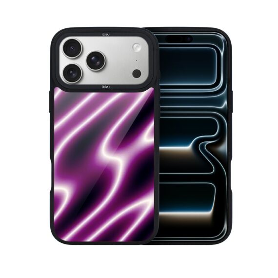 Etui do iPhone 17 Pro Max IBIZU DropGuard Matt z MagSafe, Twilight Dreams, Neonowa fala 17pro_DM-7