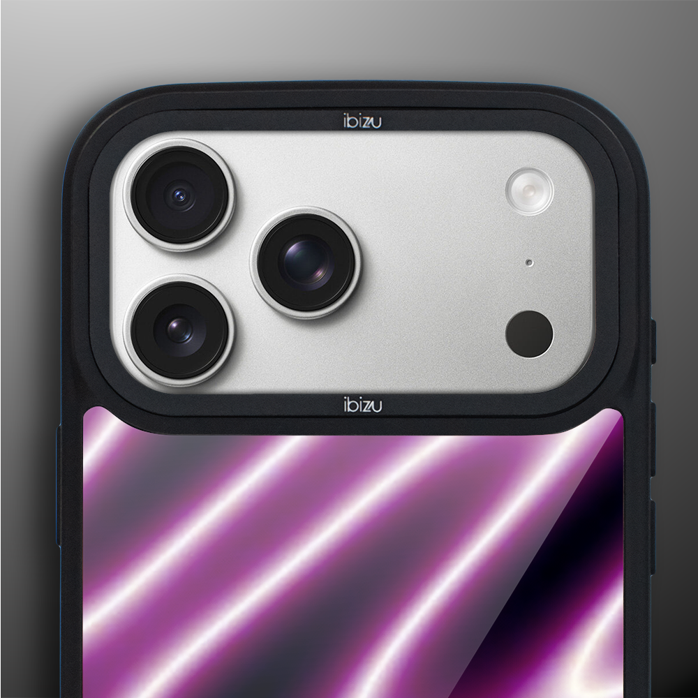 Etui do iPhone 17 Pro Max IBIZU DropGuard Matt z MagSafe, Twilight Dreams, Neonowa fala 17pro_DM