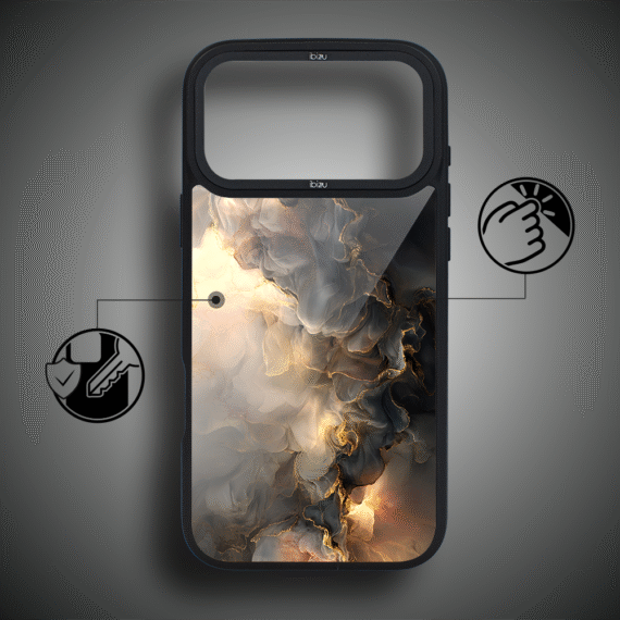 Etui do iPhone 17 Pro Max IBIZU DropGuard Matt z MagSafe, Twilight Dreams, Stardust 17pro_DM-5