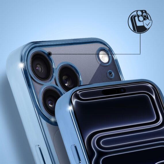 Etui do iPhone 17 Pro Max Magsafe Slim Crossbody, jak torebka, granatowe (2)