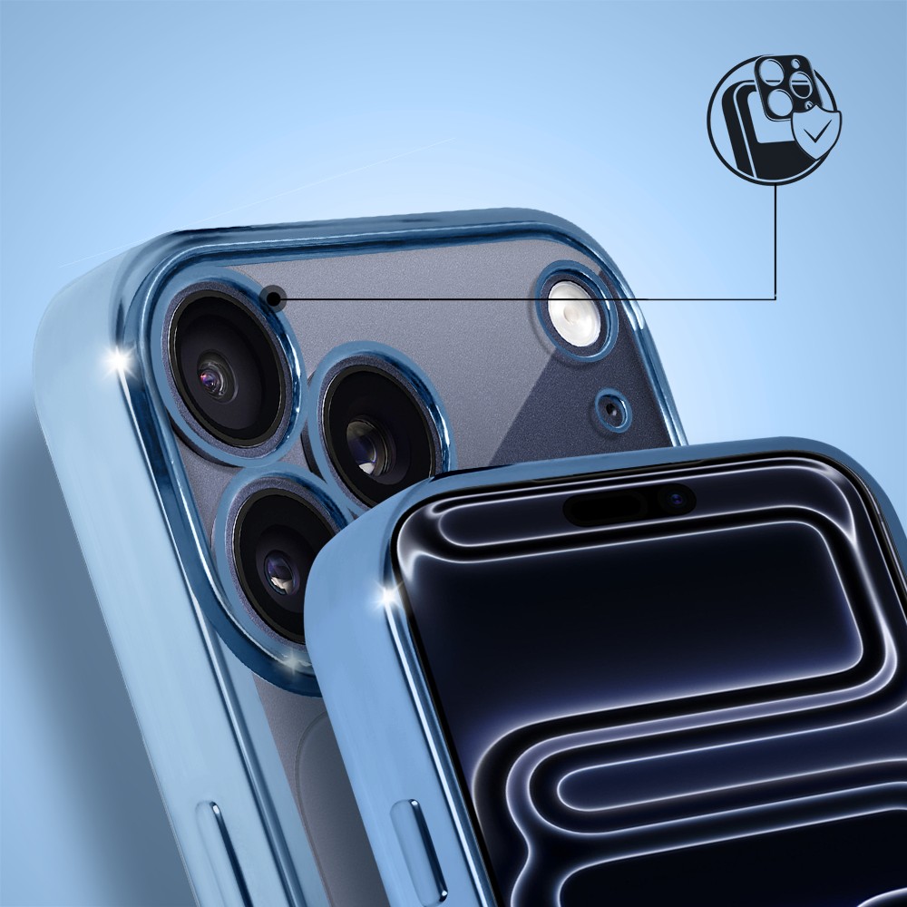 Etui do iPhone 17 Pro Max Magsafe Slim Crossbody, jak torebka, granatowe (2)