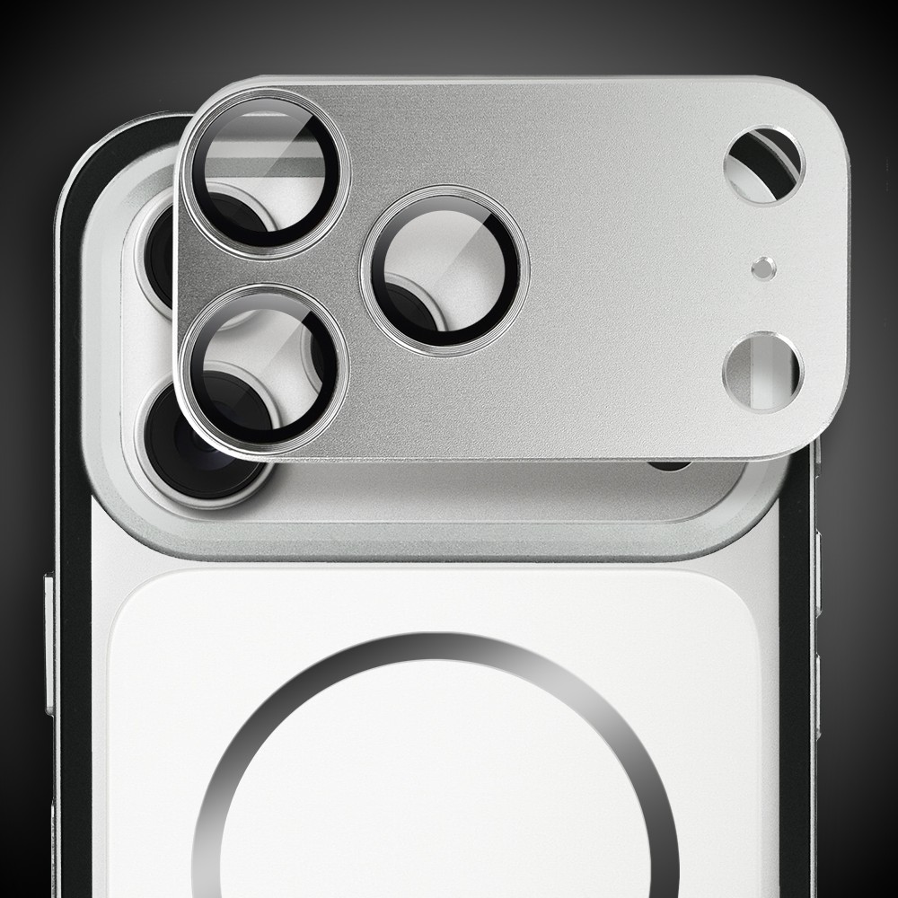 Etui do iPhone 17 Pro Max Metal Defender, metalowa ramka z MagSafe, srebrne (4)