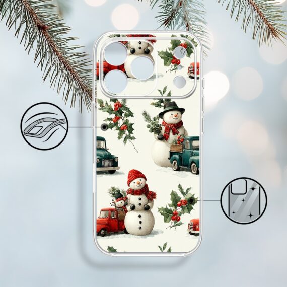 Etui do iPhone 17 Pro Max, Przytulne święta, Zimowe miasteczko1