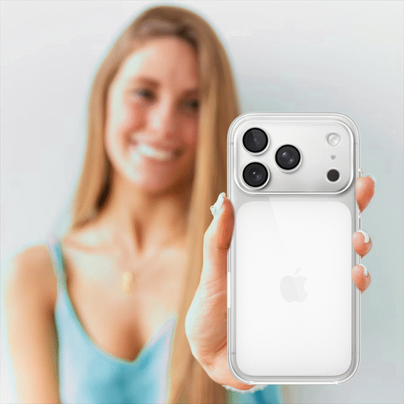 Etui do iPhone 17 Pro Max Slim Protect Full Cover z osłoną kamery i obiektywów 9H, przeźroczyste (3)