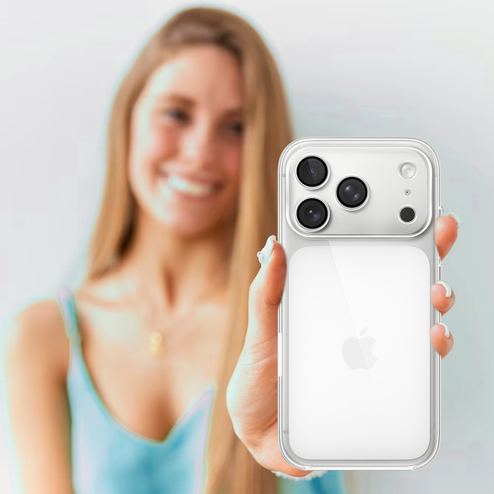 Etui do iPhone 17 Pro Max Slim Protect Full Cover z osłoną kamery i obiektywów 9H, przeźroczyste (3)