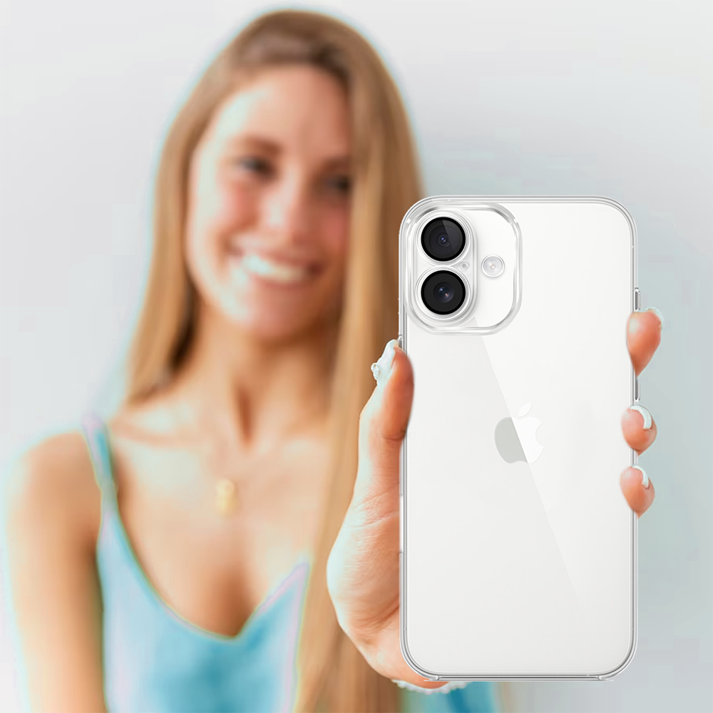 Etui do iPhone 17 Slim Protect Full Cover z osłoną kamery i obiektywów 9H, przeźroczyste (4)