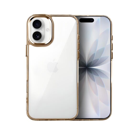 Etui do iPhone 17 Super Hybrid, twardy tył, metalowe ozdoby, tytan pustynny (7)