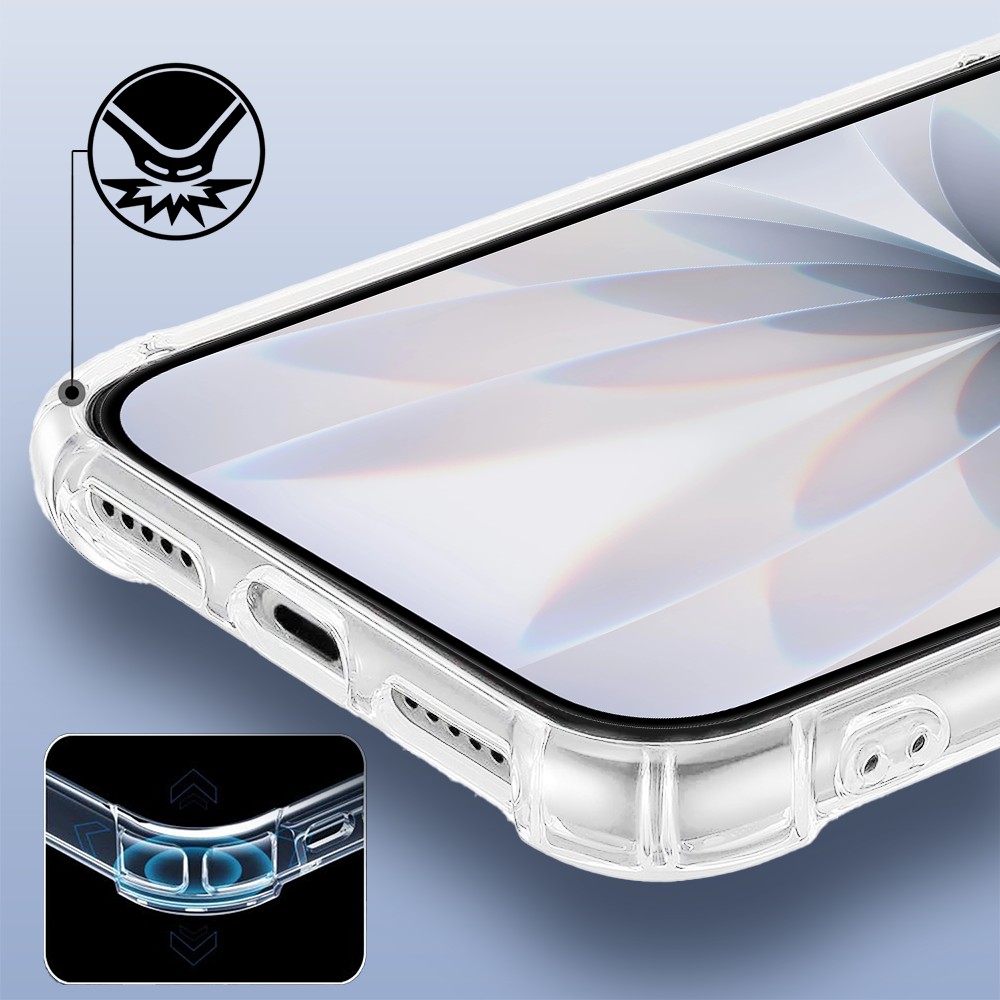 Etui do iPhone 17 pancerne anti-shock ze wzmocnionymi krawędziami, przeźroczyste (3)