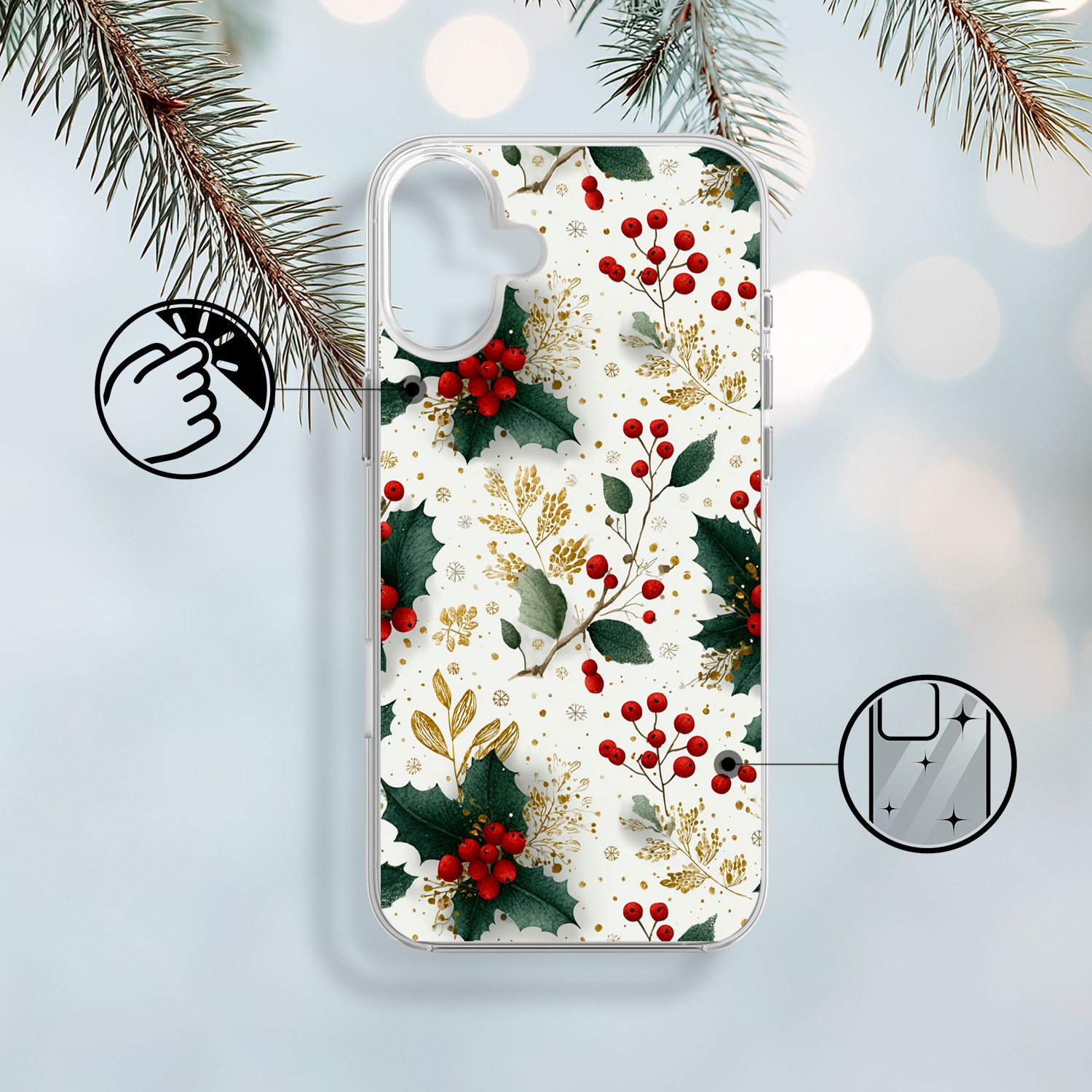 Etui do iPhone 17 z MagSafe, Przytulne święta, Ozdoby świąteczne 17-1