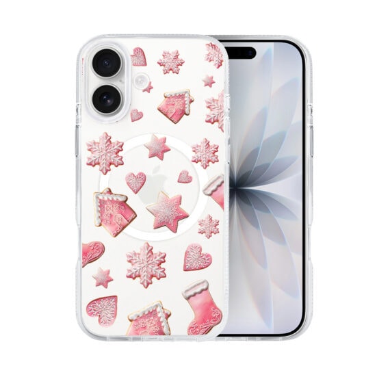 Etui-do-iPhone-17-z-MagSafe-Przytulne-swieta-Rozowe-pierniczki-przezroczyste-1
