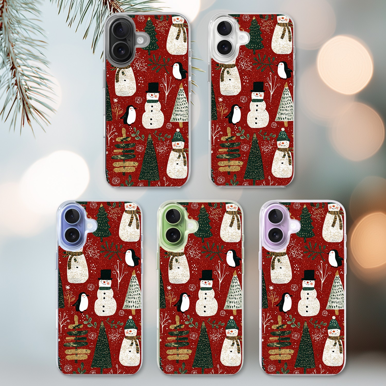 Etui do iPhone 17 z MagSafe, Przytulne święta, Rustykalna świąteczna kraina 17-2