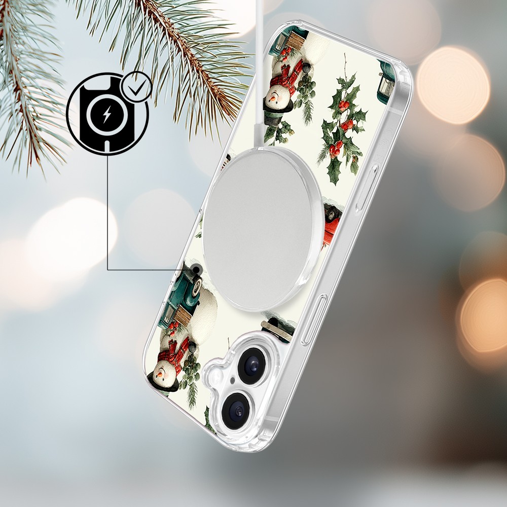 Etui do iPhone 17 z MagSafe, Przytulne święta, Zimowe miasteczko 17-3