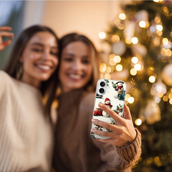 Etui do iPhone 17 z MagSafe, Przytulne święta, Zimowe miasteczko Artboard 3