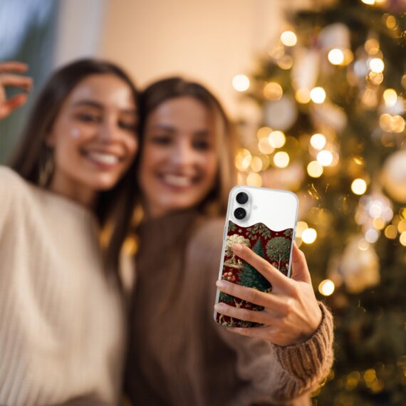 Etui do iPhone 17 z MagSafe, Zimowa Magia, Świąteczny las, przeźroczyste Artboard 3