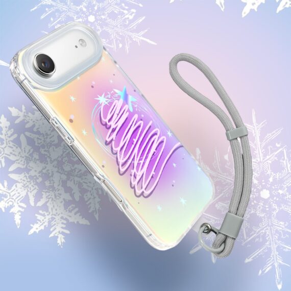 Etui do iPhone Air, Christmas, neonowa choinka, zmieniające kolor AIR-6