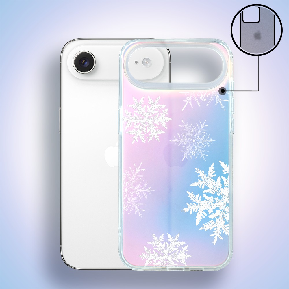 Etui do iPhone Air, Christmas, płatki śniegu, zmieniające kolor AIR-1
