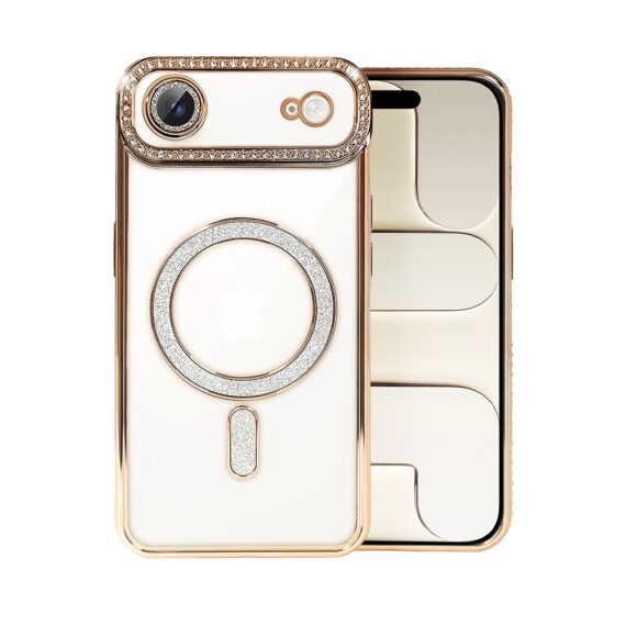 Etui do iPhone Air Diadem Glow, błyszczące z MagSafe, przeźroczyste, złote (13)